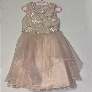 Soft pink party dress